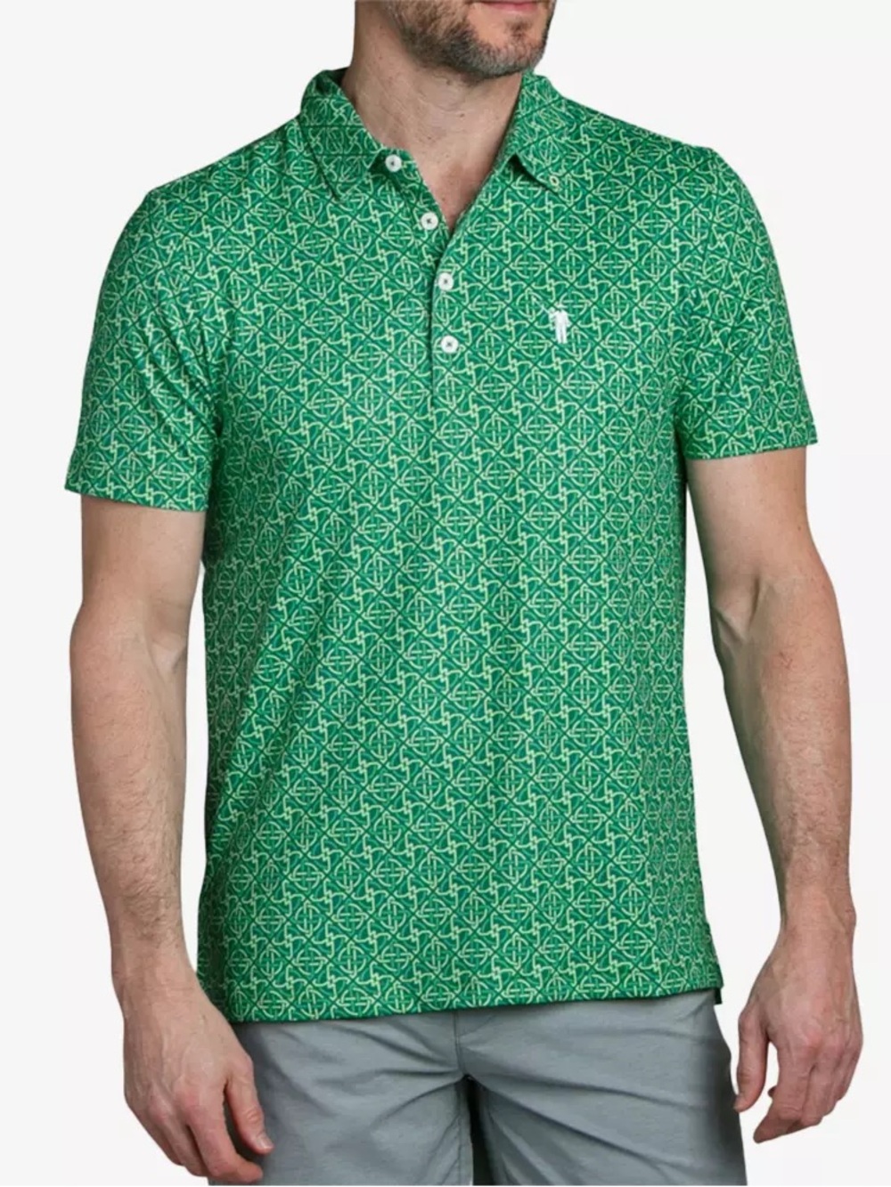 WILLIAM MURRAY Knotty by Nature Men's Short Sleeve Golf Polo Shirt Size 3XL